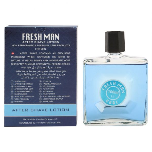 fresh man after shave lotion