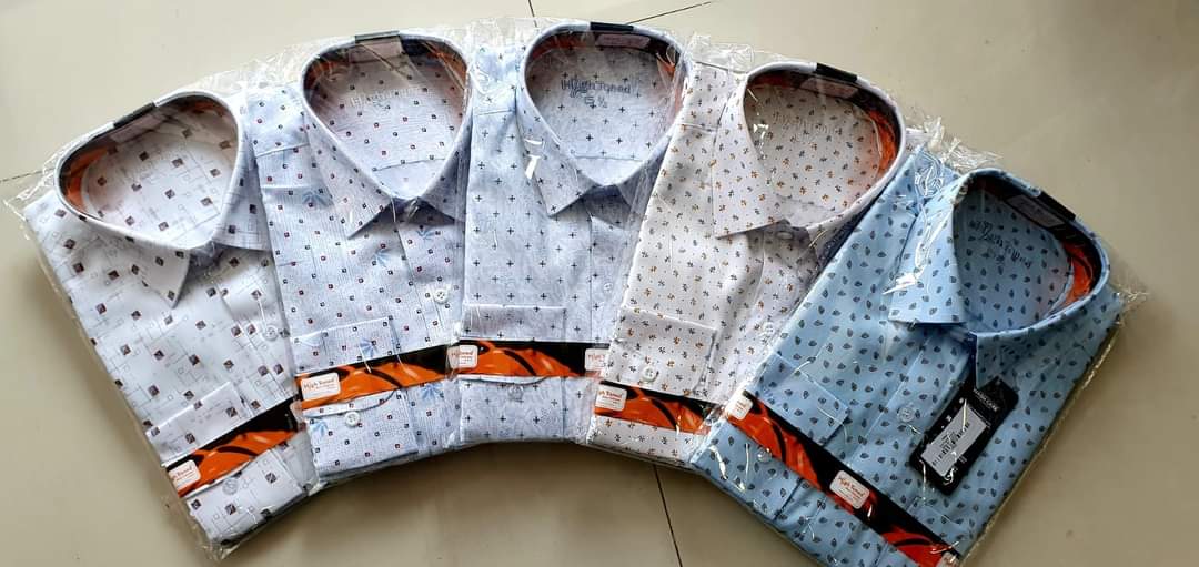high toned print shirt
