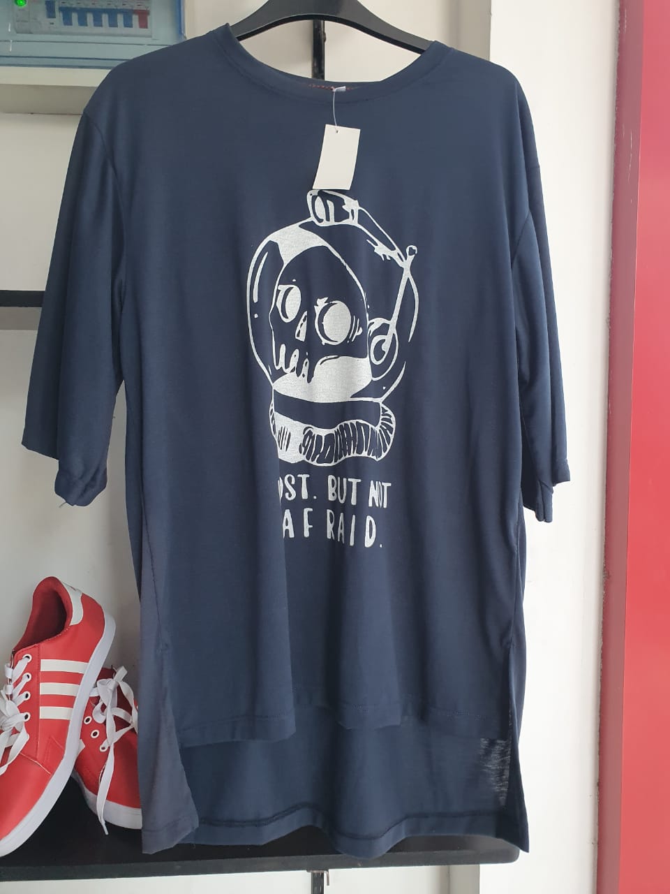 skull drop shoulder tshirt 