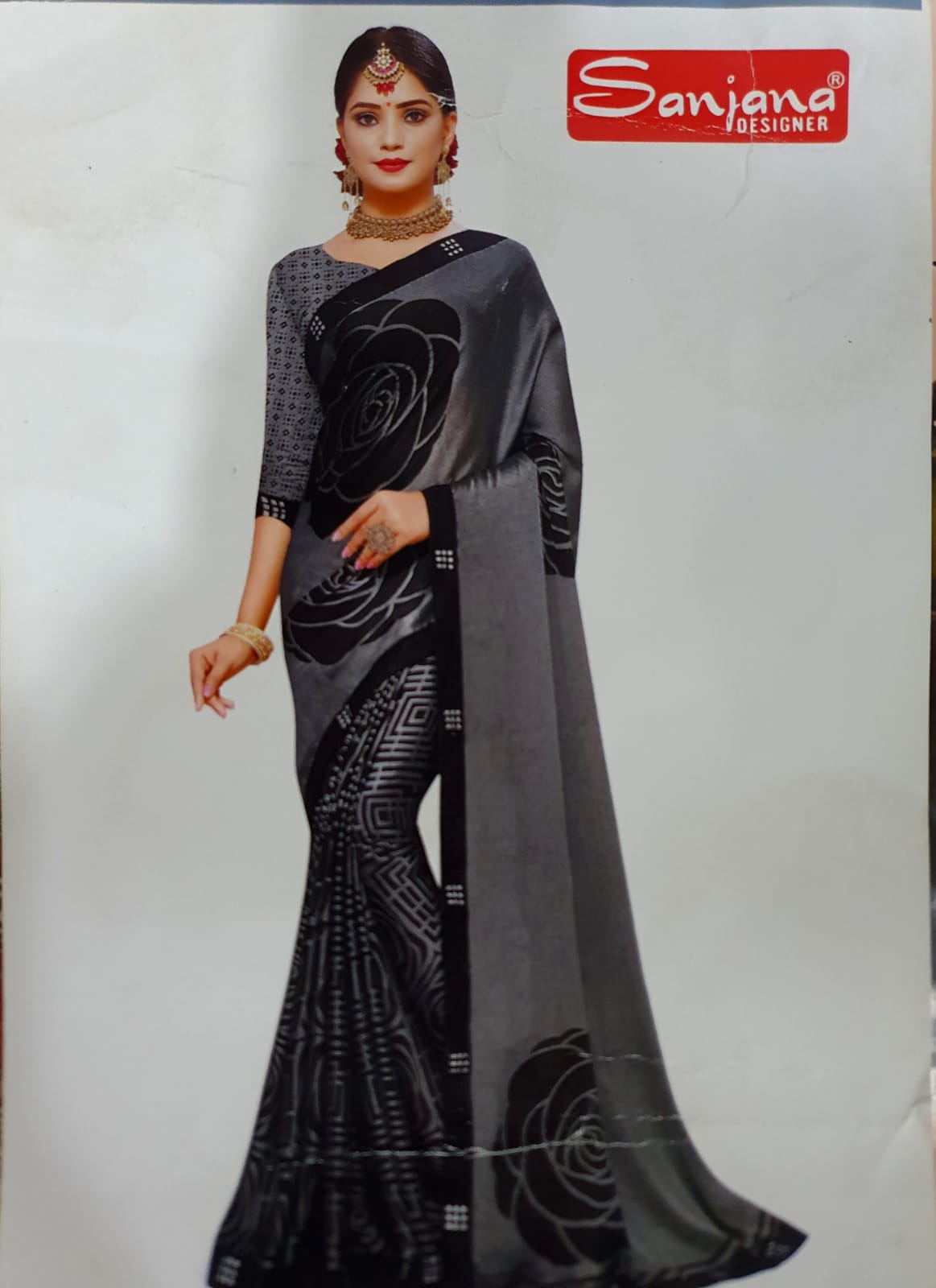 sanjana silk saree
